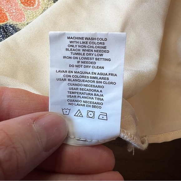 Gibson & Latimer Floral Embroidered Kimono, Womens, S, Natural - Picture 4 of 9